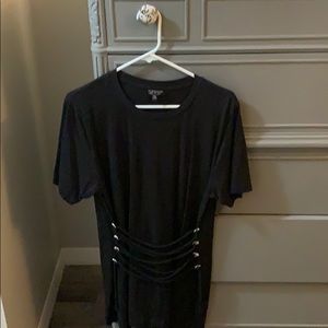 top shop corset tee